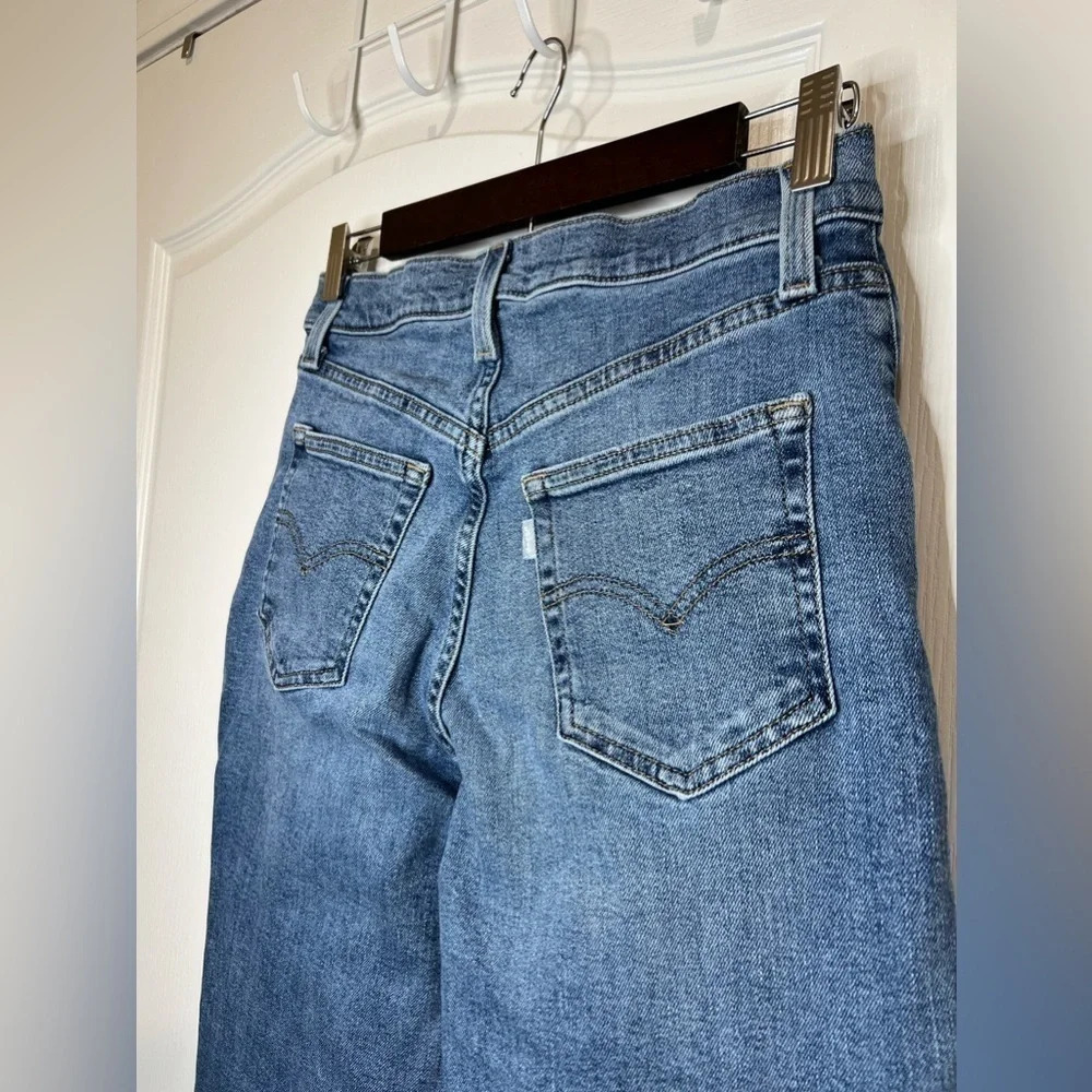 Levi's Silver Tab High Waist Vintage Modern Straight mom jeans size 28 - Picture 10 of 15